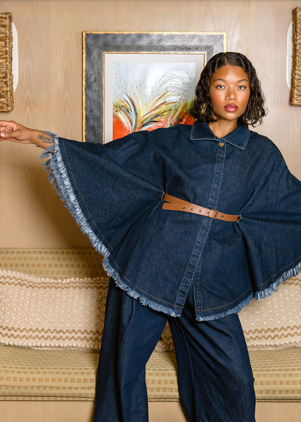 You’re A JEAN-IUS! (Poncho Jacket)