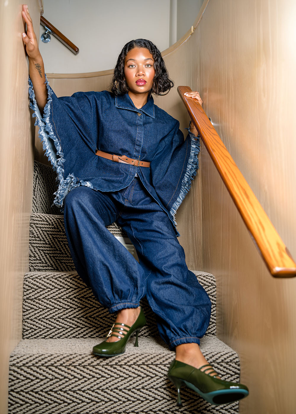 You’re A JEAN-IUS! (Poncho Jacket) - Image 3